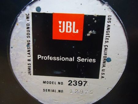JBL ウッドホーン　　　2397 + 2328