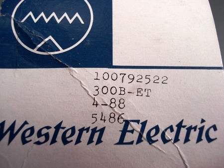 Western Electric 300B 88年製