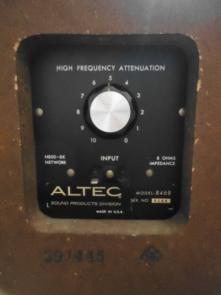 ALTEC  model 846B バレンシア