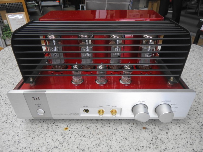 TRIODE 球パワーアンプ TRV-34SE 別売サイドウッド付き | 広島の